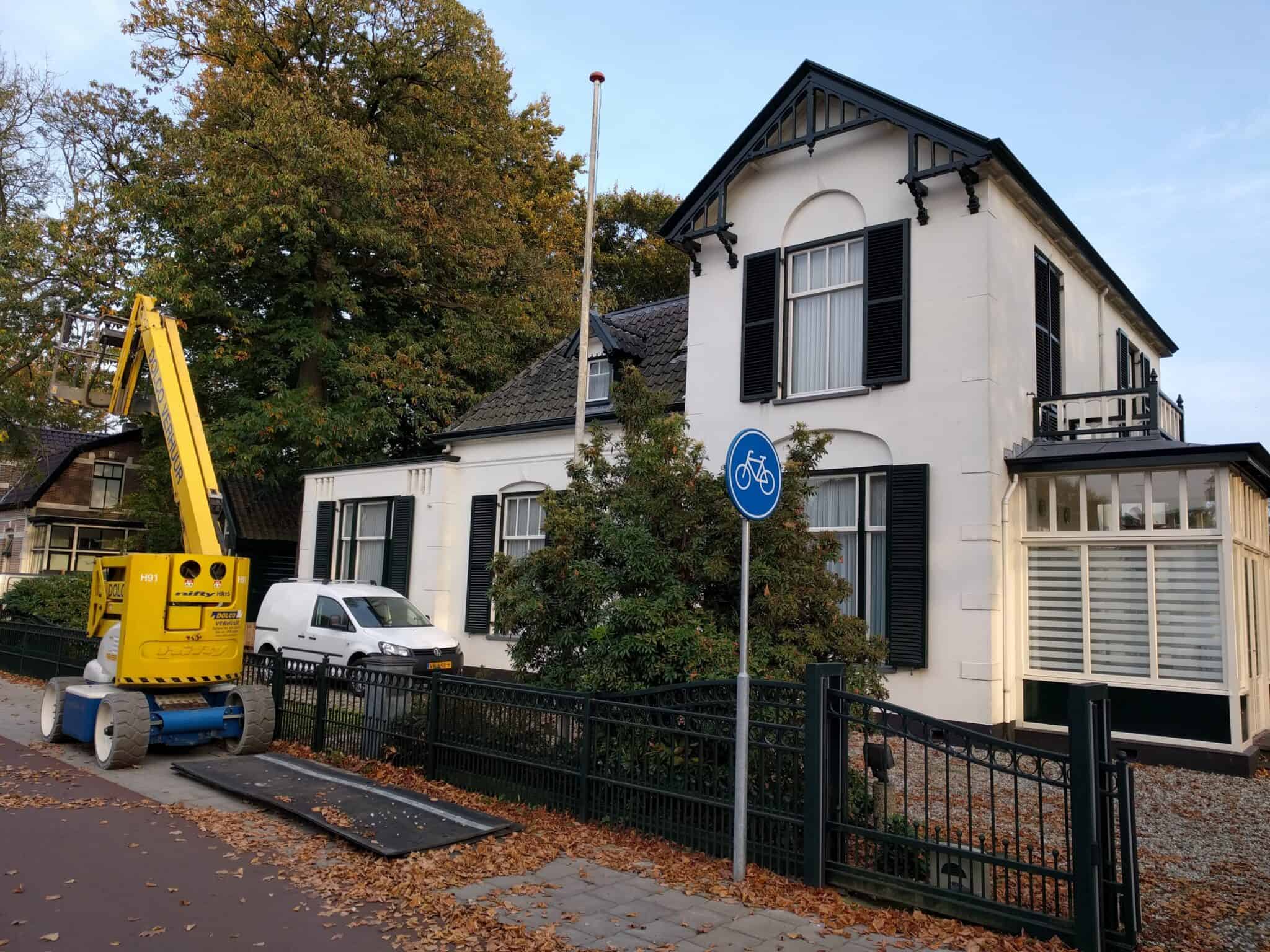 Uitgevoerde dakgootpreventie bij een bestaande woning